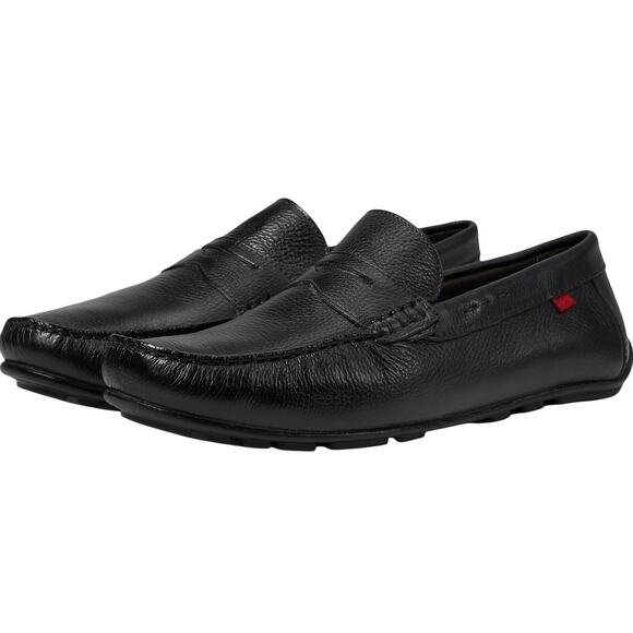 Marc Joseph New York Mens Nebraska Loafers US 11 Black Leather Grainy Shoe NIB main image 7